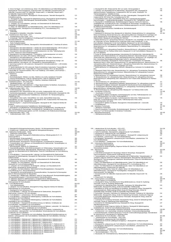 VW e-Golf BE1 BE2 (14>) Schaltplan Stromlaufplan Verkabelung Elektrik Pläne PDF