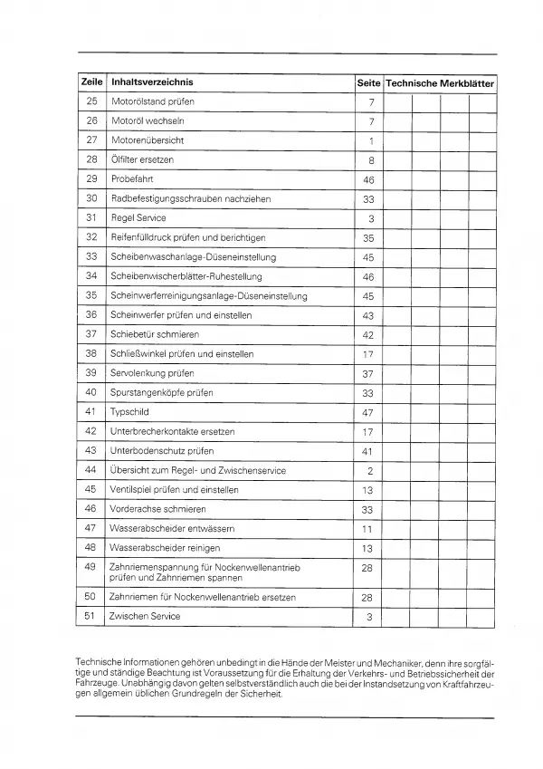 VW LT 1975-1986 Instandhaltung Inspektion Wartung Reparaturanleitung PDF