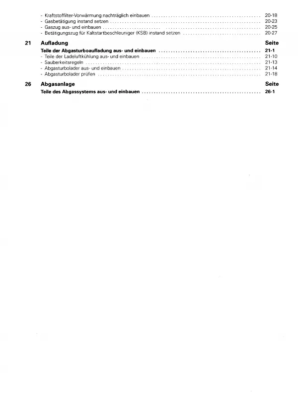 VW LT (75-96) 6-Zyl. 2,4l Dieselmotor 70-102 PS Mechanik Reparaturanleitung PDF