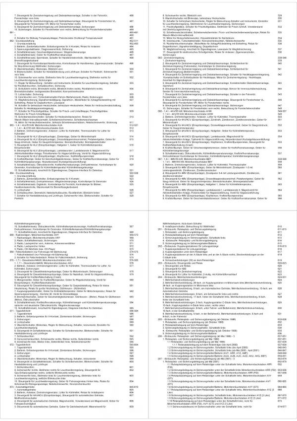 VW Lupo 3L 6E 1998-2006 Schaltplan Stromlaufplan Verkabelung Elektrik Pläne