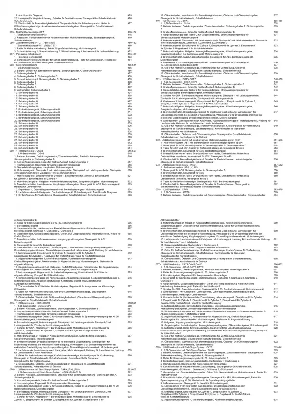 VW Polo 5 Typ 6R (09-14) Schaltplan Stromlaufplan Verkabelung Elektrik Pläne PDF