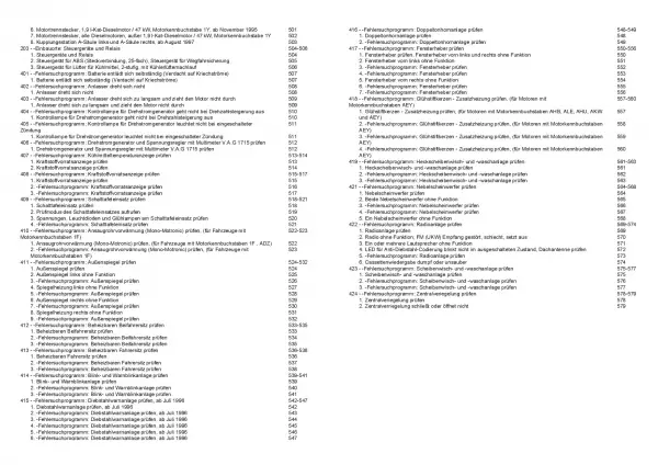 VW Polo Classic 6V (95-99) Schaltplan Stromlaufplan Verkabelung Elektrik Pläne