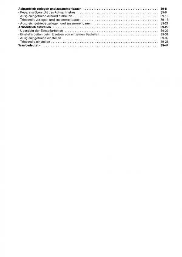 VW Polo 4 Typ 9N (01-10) 4 Gang Automatikgetriebe 001 Reparaturanleitung PDF