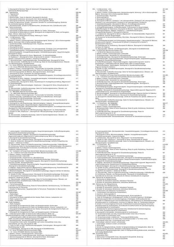 VW Polo 4 Typ 9N (01-10) Schaltplan Stromlaufplan Verkabelung Elektrik Pläne PDF