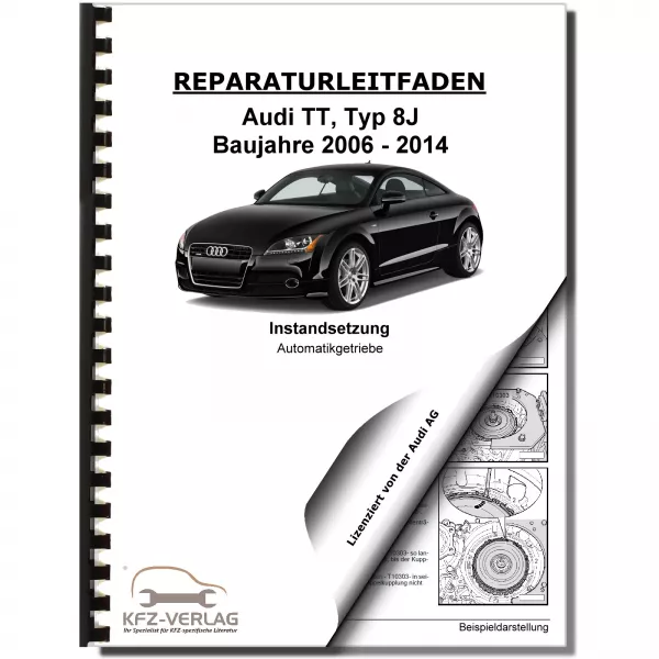 Audi TT 8J 2006-2014 Instandsetzung 7 Gang Automatikgetriebe Reparaturanleitung