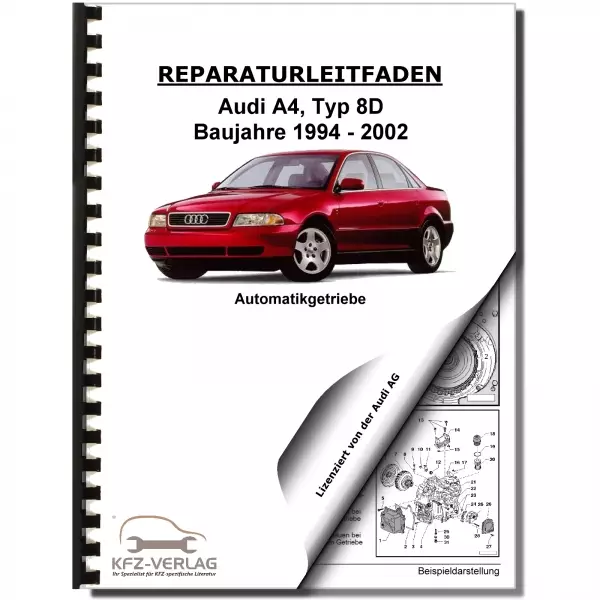 Audi A4 8D 1994-2002 5 Gang Automatikgetriebe 01V AWD FWD Reparaturanleitung