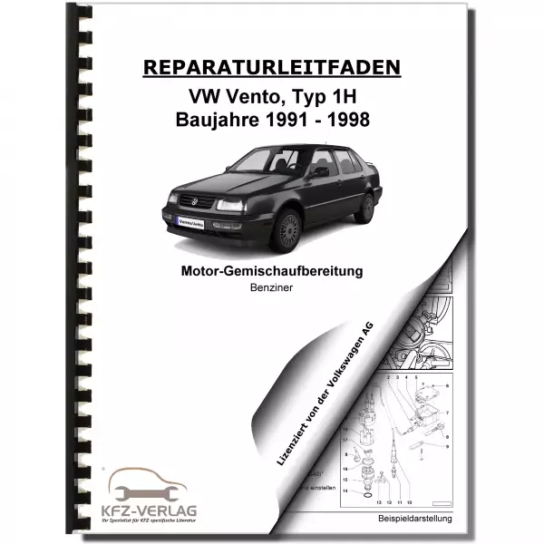 VW Vento Typ 1H (92-98) Digifant Einspritz- Zündanlage 150 PS Reparaturanleitung