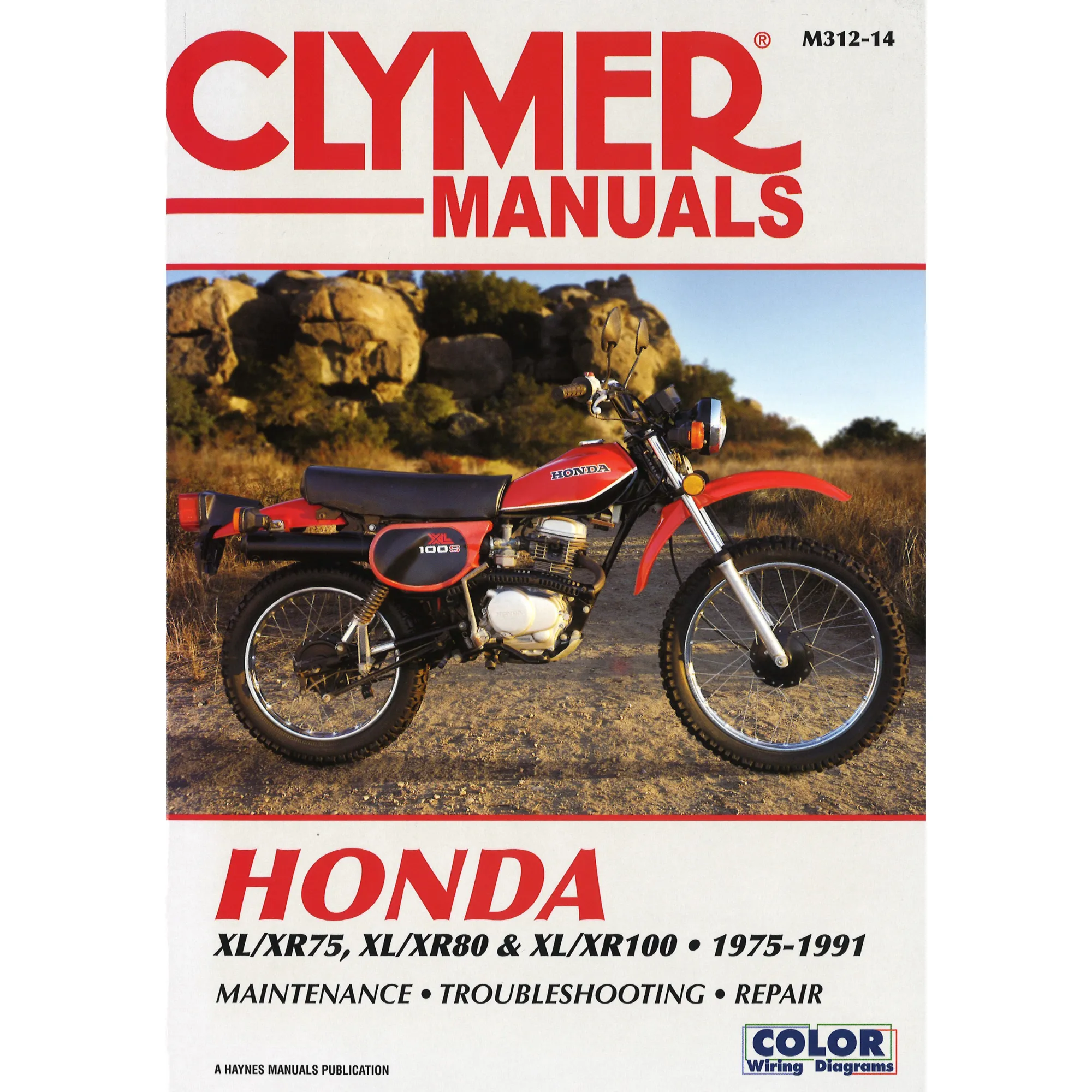 Honda XL/XR75 XL/XR80 XL/XR100 (1975-1991) Reparaturanleitung Clymer