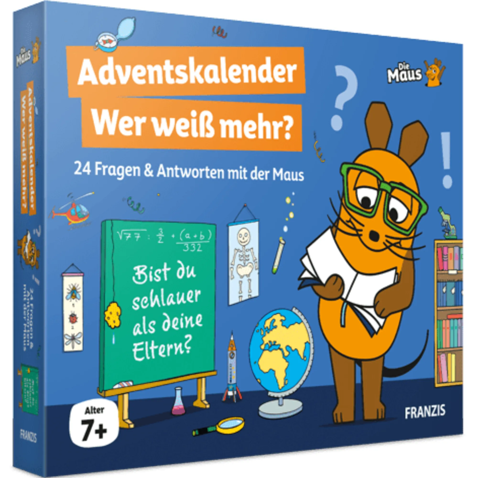 Die Sendung mit der Maus Wer weiß mehr Adventskalender Kinder Franzis Verlag
