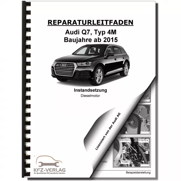 Audi Q7 4M ab 2015 Instandsetzung 8-Zyl. 4,0l Dieselmotor Reparaturanleitung
