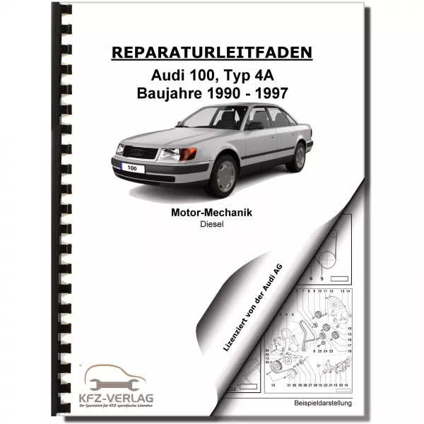 Audi 100 Typ 4A 1990-1997 5-Zyl. Dieselmotor 82 PS Mechanik Reparaturanleitung