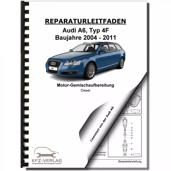 Audi A6 4F (04-11) Diesel Einspritz- Vorglühanlage 163-239 PS Reparaturanleitung