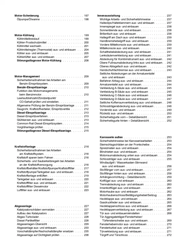 Skoda Fabia 2 Combi Typ 5J 2007-2014 So wird's gemacht Reparaturanleitung E-Book