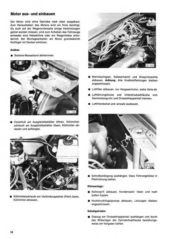 Audi 100 Avant Typ 43 05.1977 bis 08.1982 So wird's gemacht Reparaturanleitung