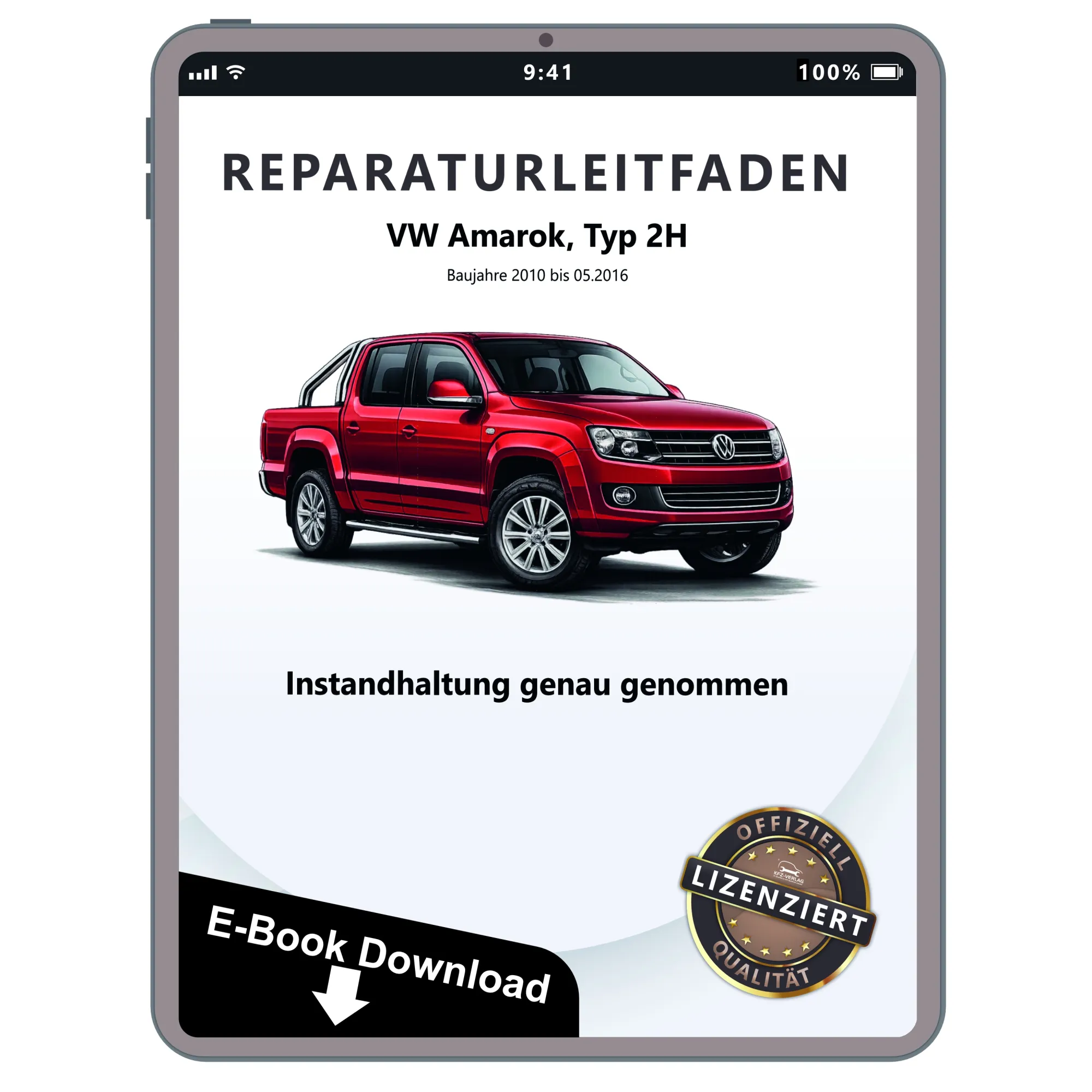VW Amarok 2H 2010-2016 Instandhaltung Inspektion Pflege Reparaturanleitung eBook