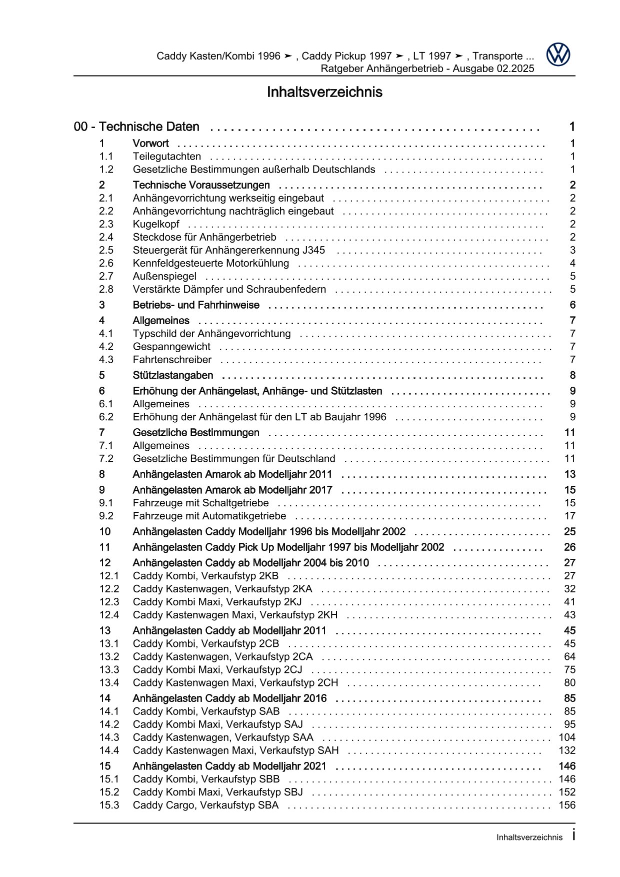 VW Amarok Typ 2H 2010-2016 Ratgeber Anhängerbetrieb Reparaturanleitung eBook