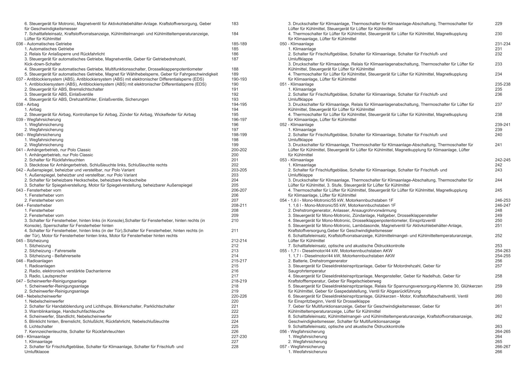 VW Caddy 9K 1995-2003 Schaltplan Stromlaufplan Verkabelung Elektrik Pläne eBook