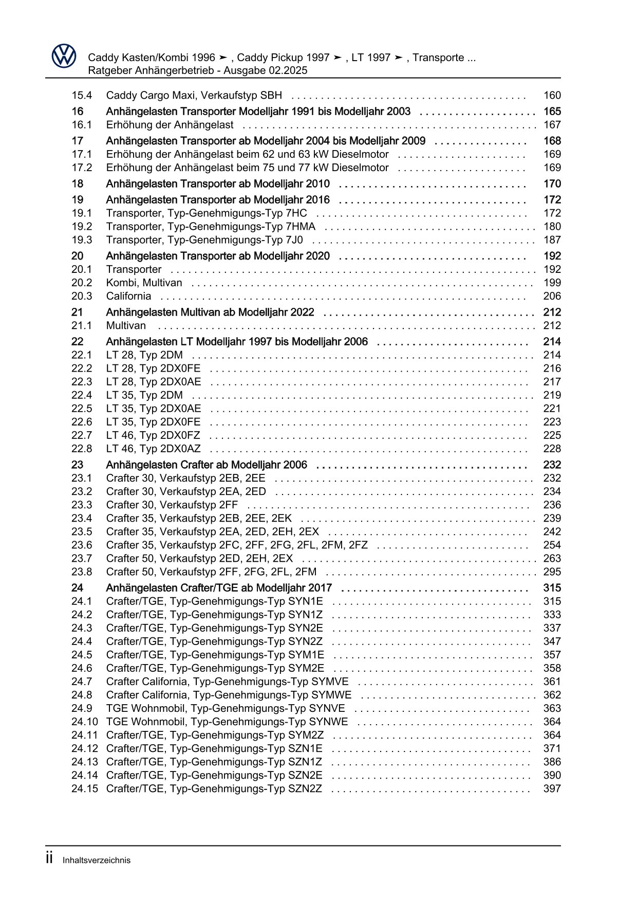 VW Caddy Typ 9K 1995-2003 Ratgeber Anhängerbetrieb Reparaturanleitung eBook