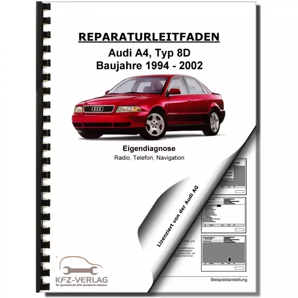 Audi A4 Typ 8D 1994-2002 Eigendiagnose Kommunikation Reparaturanleitung