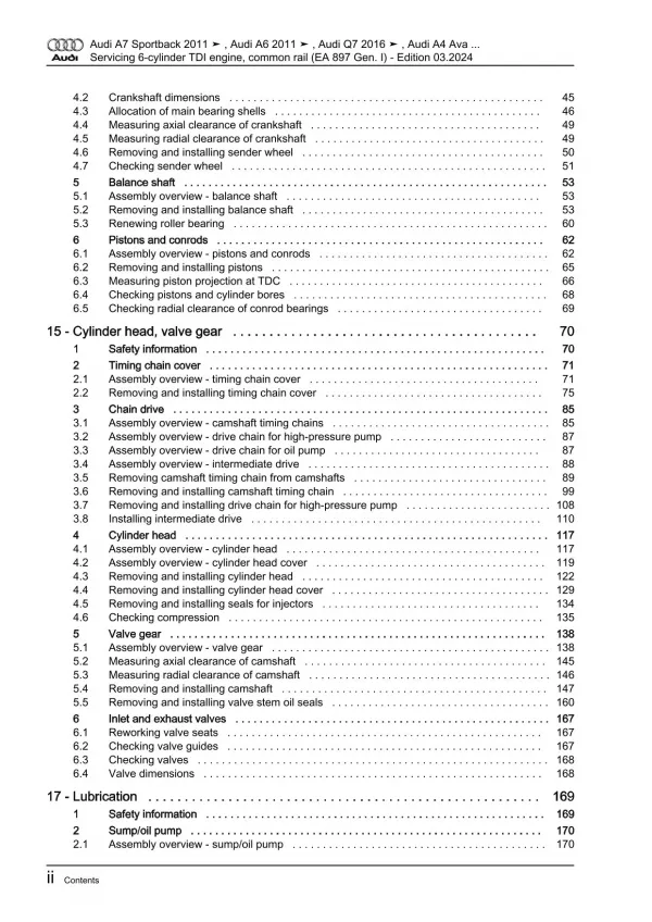 Audi A5 F5 2016-2019 servicing diesel engines 190-272 hp repair manual eBook