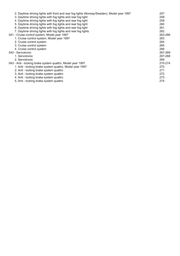 Audi A6 type 4A from 1997 wiring circuit diagram repair workshop manual eBook