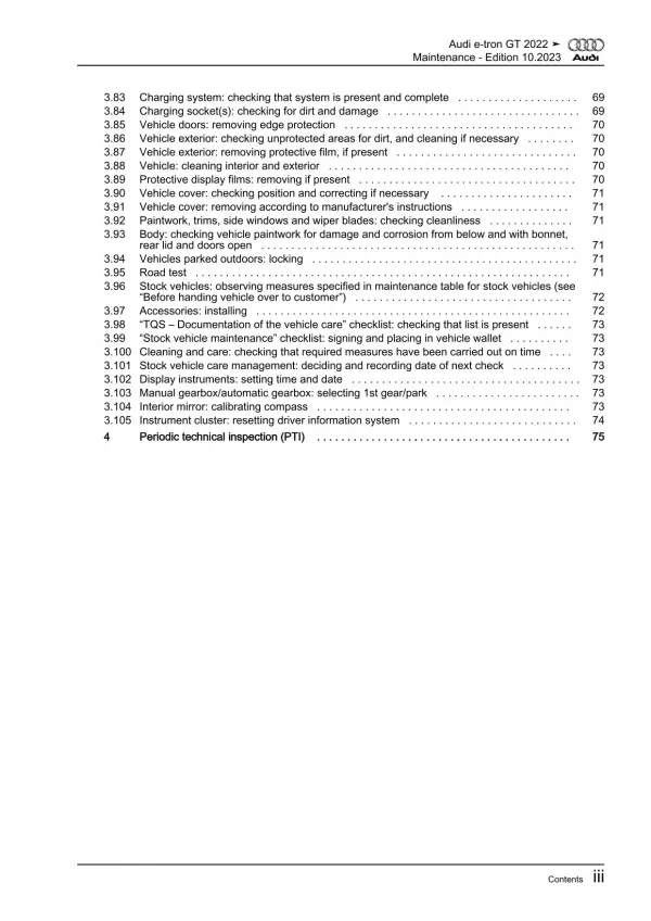 Audi e-tron GT type F8 from 2020 maintenance repair workshop manual eBook pdf