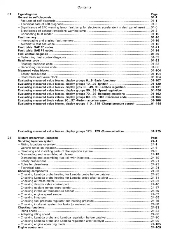 VW Bora 1J (98-06) motronic injection ignition system 150 hp repair manual pdf
