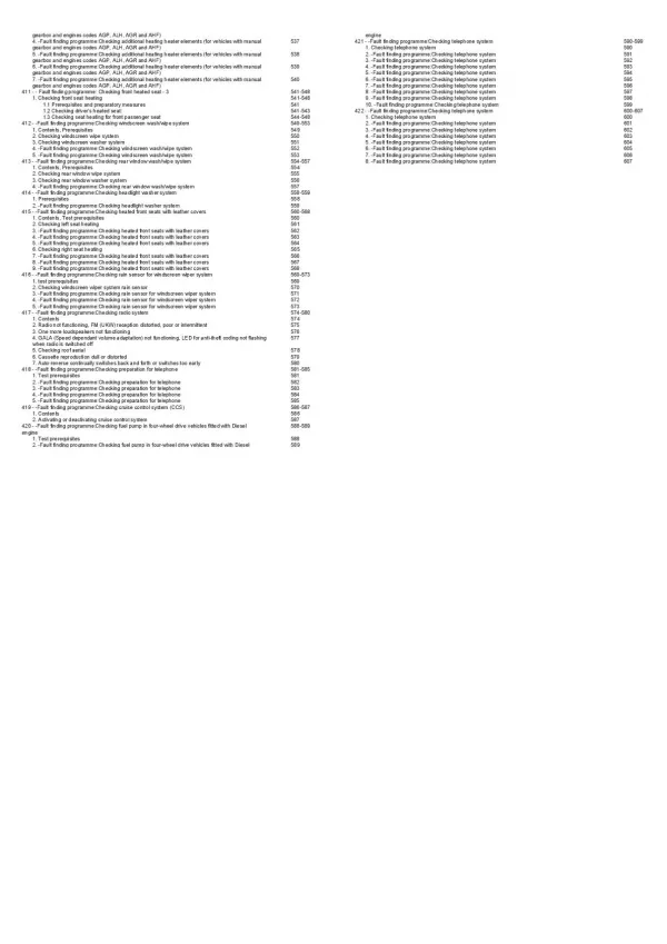 VW Bora type 1J 1998-1999 wiring circuit diagram repair workshop manual pdf