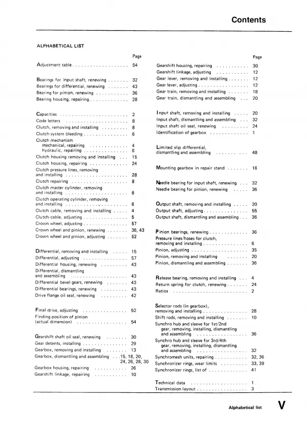 VW Transporter T3 1979-1992 4 speed manual gearbox 091 repair workshop pdf eBook