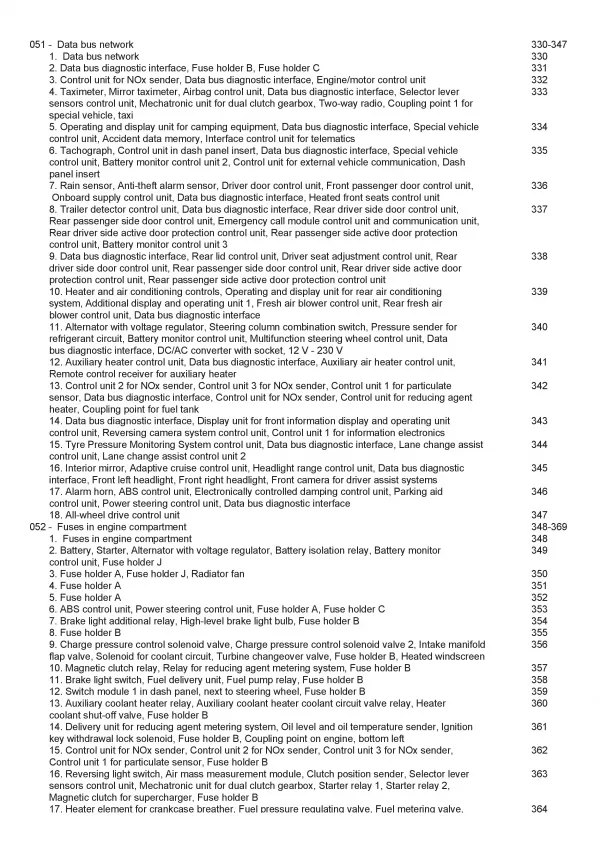 VW Transporter T6.1 (19-21) wiring circuit diagram repair workshop manual eBook