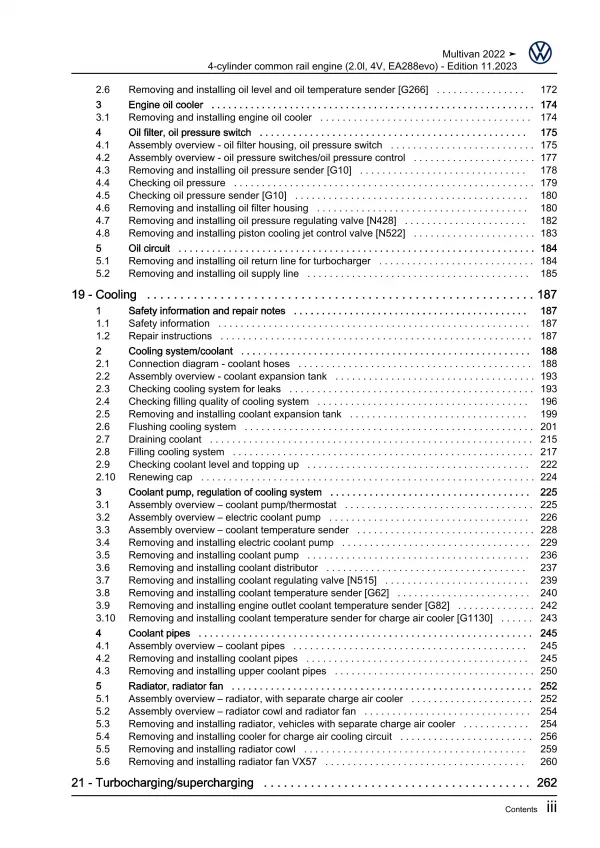 VW Multivan from 2021 4-cyl. 2.0l diesel engines 150 hp repair workshop eBook