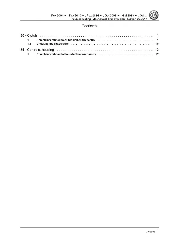 VW Fox 5Z from 2003 troubleshooting diagnosing noises repair workshop manual pdf