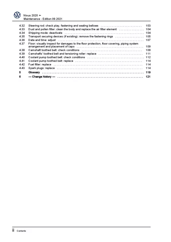 VW Nivus type CS from 2020 maintenance repair workshop manual pdf file ebook