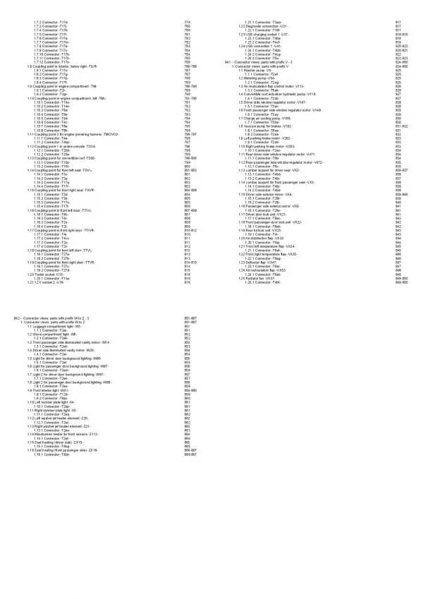 VW T-Roc Cabrio AC 2019-2023 wiring circuit diagram repair workshop manual pdf