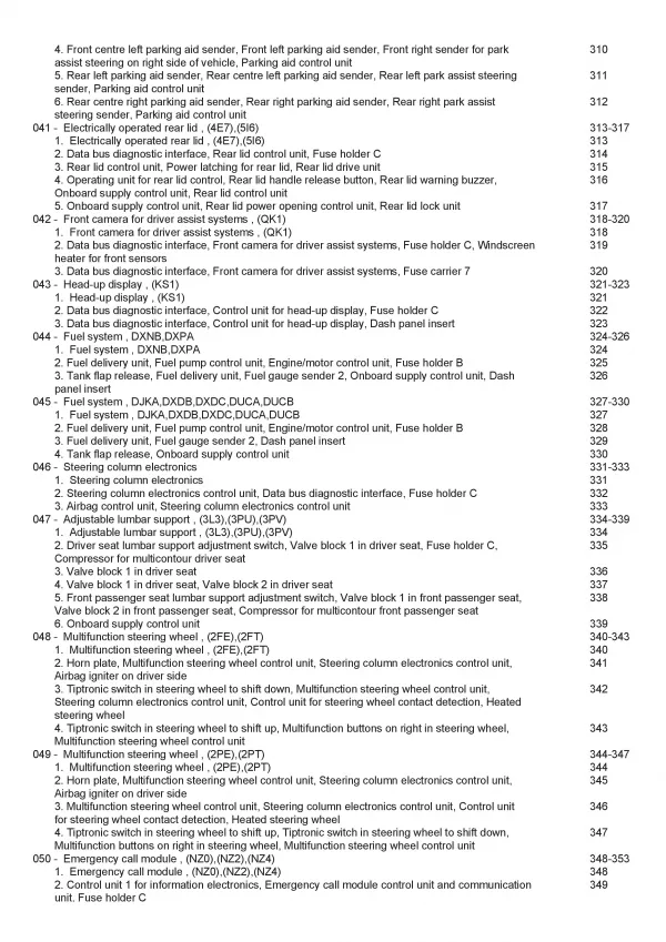 VW Tiguan 3 CT from 2023 wiring circuit diagram repair workshop manual pdf eBook