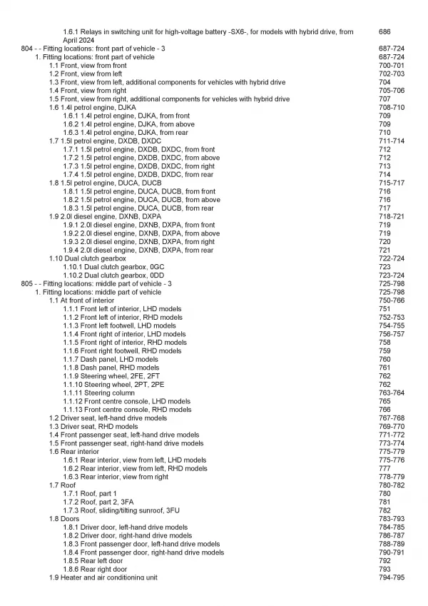 VW Tiguan 3 CT from 2023 wiring circuit diagram repair workshop manual pdf eBook