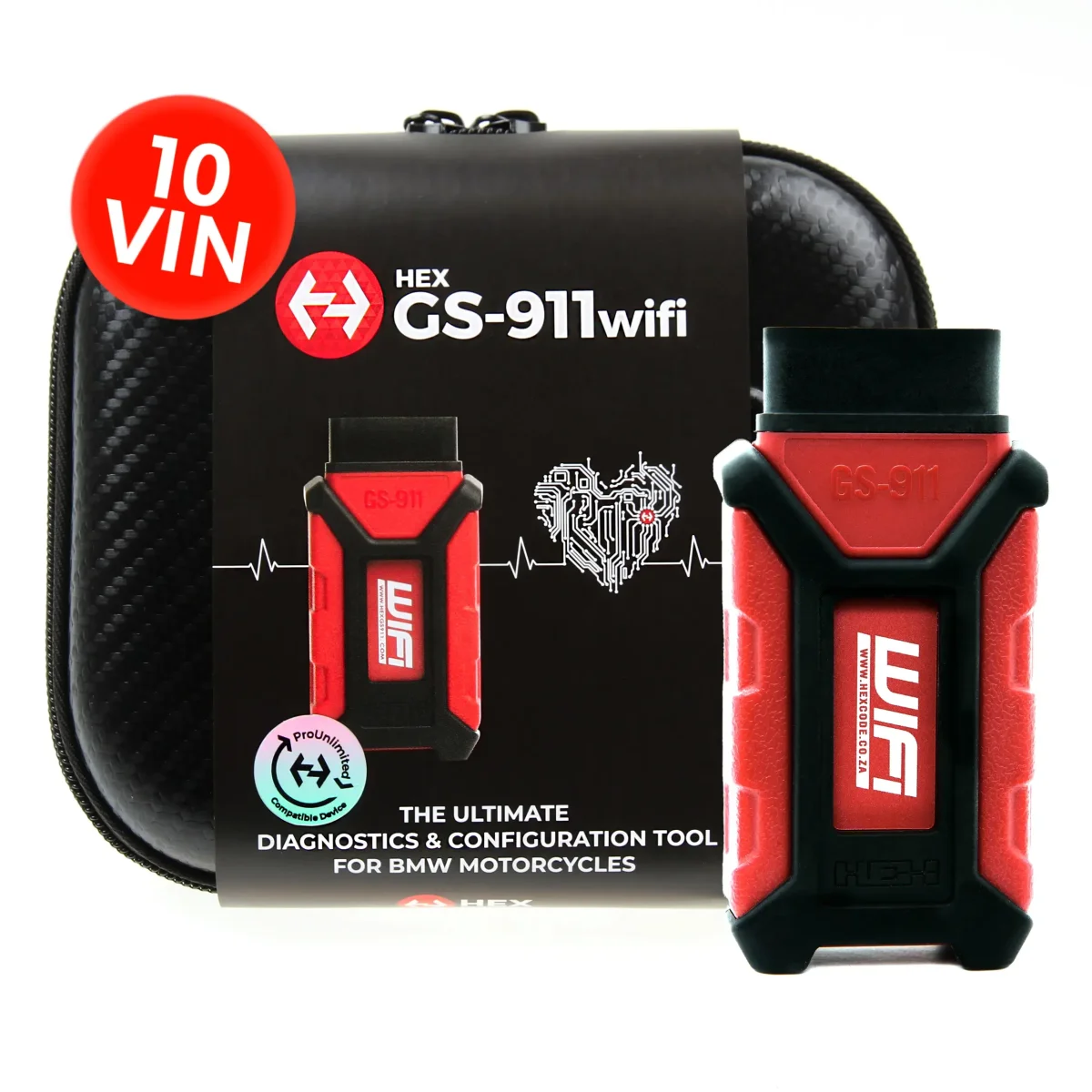 GS-911 WIFI OBD2 Enthusiast 10 VIN