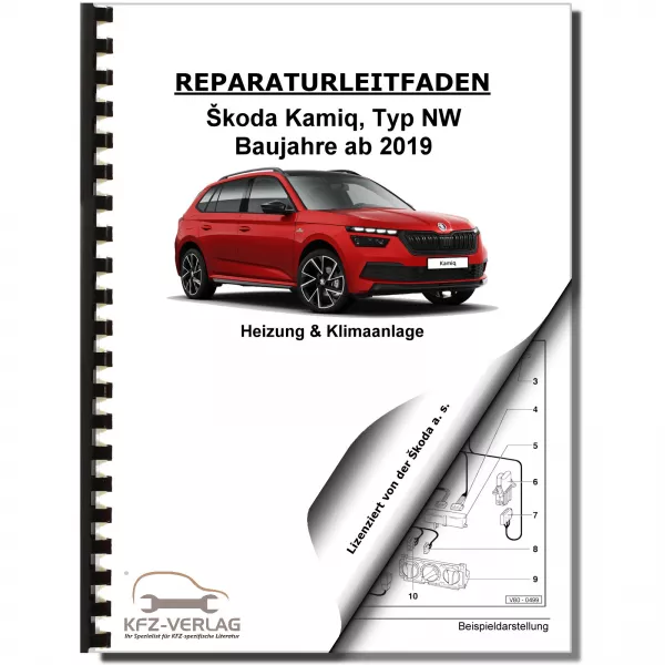 SKODA Kamiq Typ NW ab 2019 Heizung Belüftung Klimaanlage Reparaturanleitung