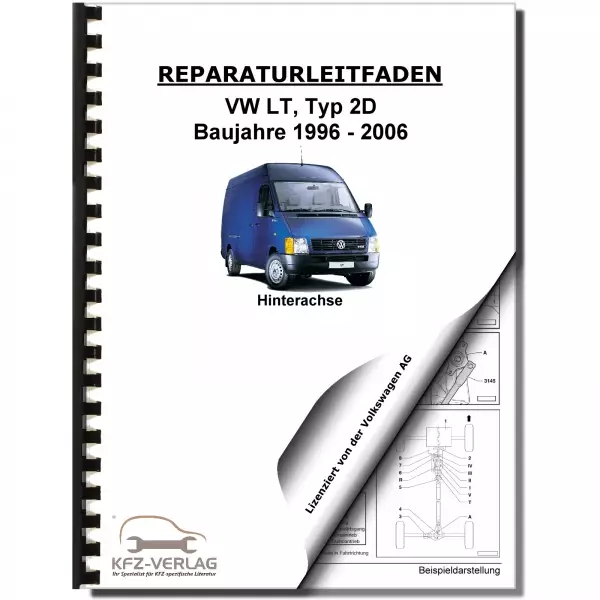 VW LT Typ 2D 1996-2006 Kardanwelle Achsantrieb hinten Reparaturanleitung