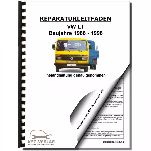 VW LT 1986-1996 Instandhaltung Inspektion Wartung Reparaturanleitung