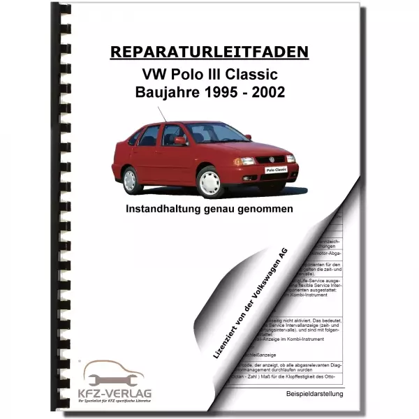 VW Polo Classic 6V (95-02) Instandhaltung Inspektion Wartung Reparaturanleitung