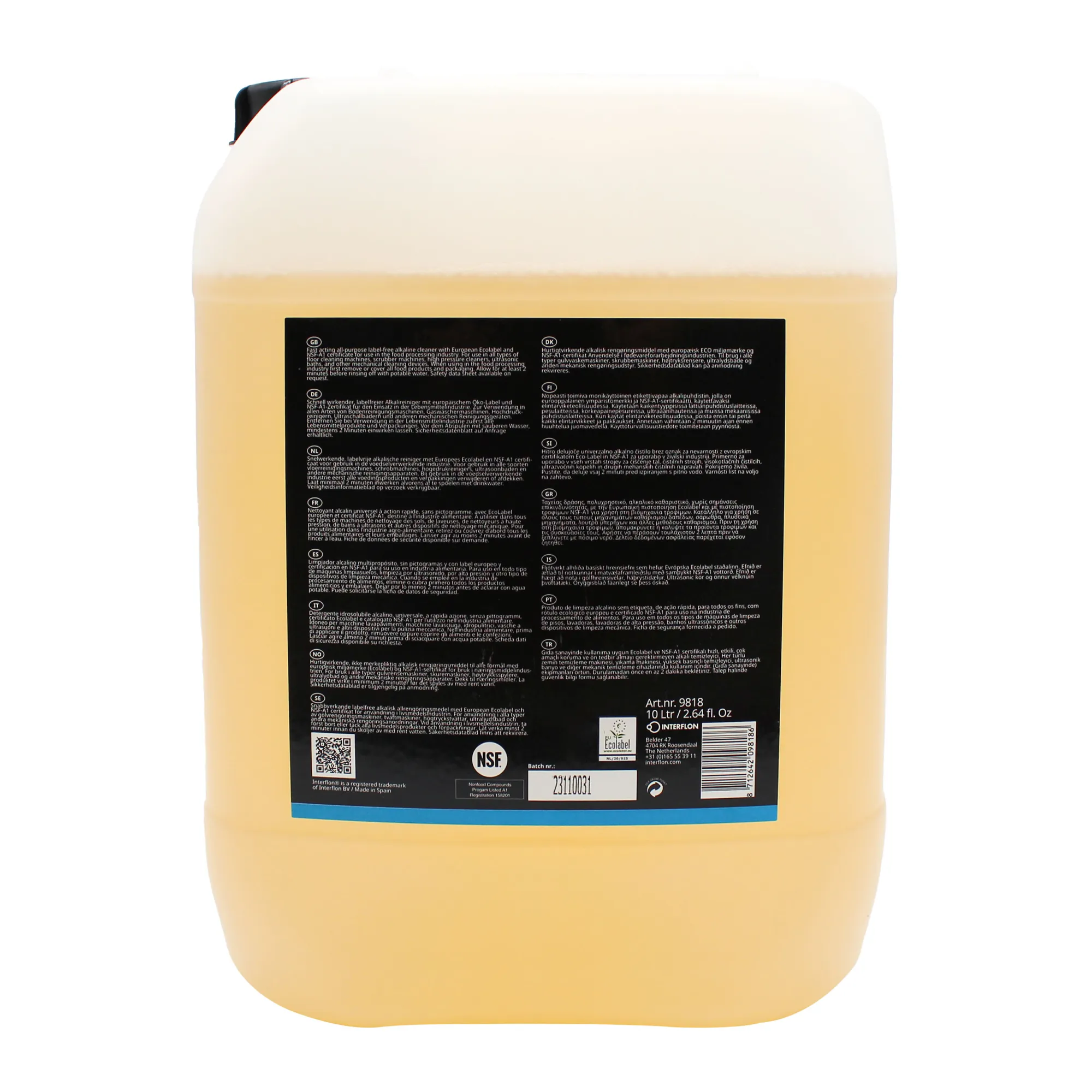 INTERFLON 10 L Fin Clean All2 Kanister Industrie Konzentrat Allzweckreiniger