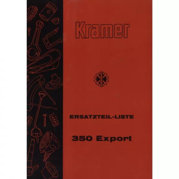 Kramer 350 Export Traktor Schlepper Bulldog 1963-1968 Ersatzteilliste