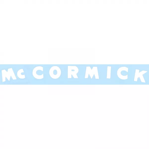 IHC International McCormick Sitzschale Traktor Aufkleber Klebefolie weiß