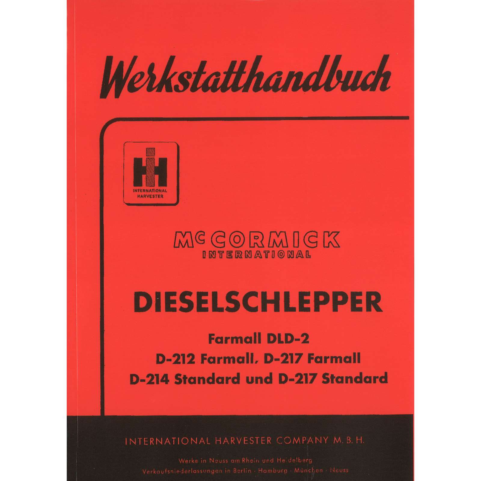Mc Cormick DLD 2, Baujahr 1955, 14 PS, präsentiert anl