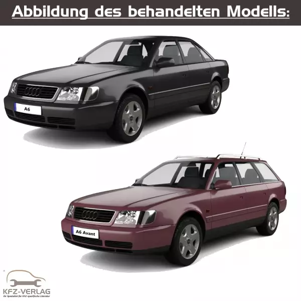 Audi A6 - Typ 4A, 4A2, 4A5 - Baujahre 1990 bis 1997 - Fahrzeugabschnitt: Elektrische Abnehmer und Anlagen - Reparaturanleitungen zur Reparatur in Eigenregie für Anfänger, Hobbyschrauber und Profis.