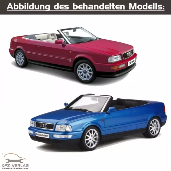 Audi Cabriolet - Typ 8G, 8G7 - Baujahre 1991 bis 2000 - Fahrzeugabschnitt: Motor-Mechanik für Diesel- und Turbodieselmotoren - Reparaturanleitungen zur Reparatur in Eigenregie für Anfänger, Hobbyschrauber und Profis.