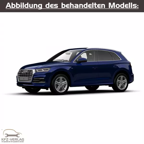 Audi Q5 - Typ FY/FYB - Baujahre ab 2016 - Fahrzeugabschnitt: Bremssysteme, Handbremse, Trommelbremse, Scheibenbremse, Bremsbeläge, Bremsklötze, ABS - Reparaturanleitungen zur Reparatur in Eigenregie für Anfänger, Hobbyschrauber und Profis.