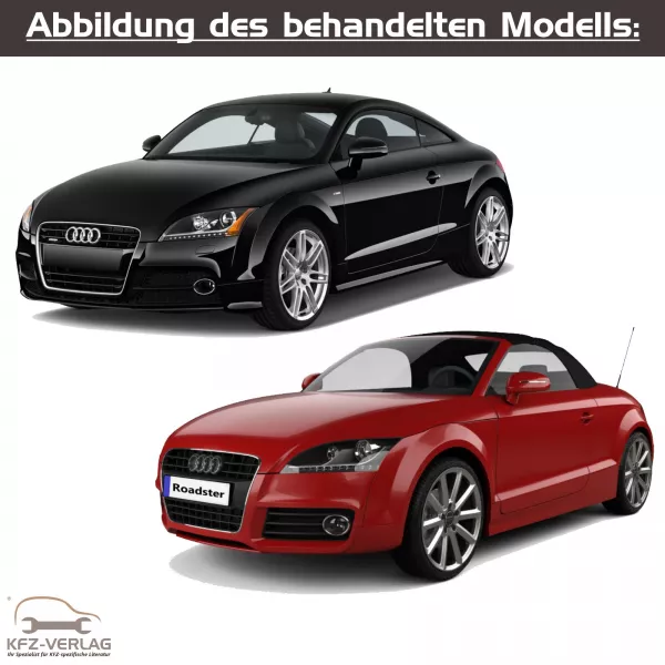 Audi TT - Typ 8J, 8J3, 8J9 - Baujahre 2006 bis 2014 - Fahrzeugabschnitt: Karosserie-Instandsetzung - Reparaturanleitungen zur Unfall-Instandsetzung in Eigenregie für Anfänger, Hobbyschrauber und Profis.