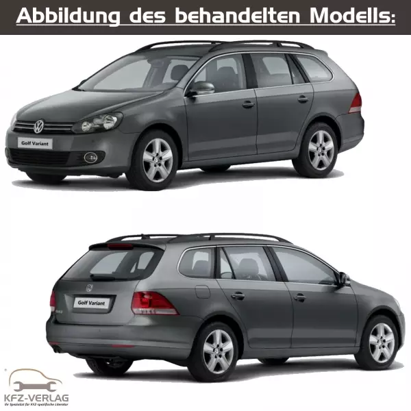 VW Golf 6 Variant - Typ AJ, AJ5, 1K - Baujahre 2009 bis 2013 - Fahrzeugabschnitt: Ausgebautes und eingebautes Schaltgetriebe inkl. Kupplung - Reparaturanleitungen zur Reparatur in Eigenregie für Anfänger, Hobbyschrauber und Profis.